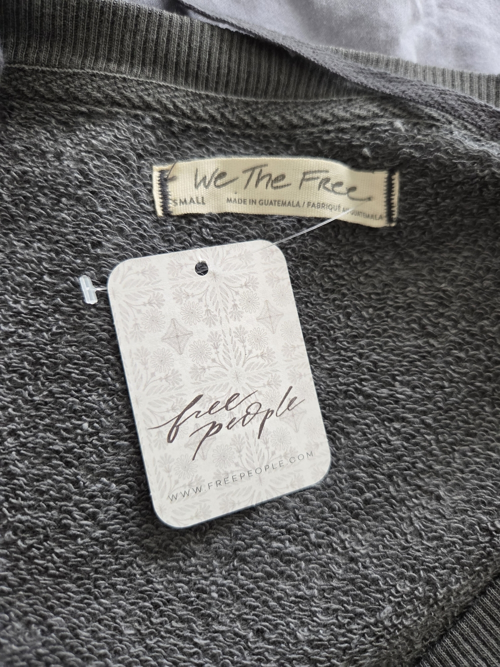Free People Graphic Camden Pullover Sweatshirt In Snake Combo - Picture 11 of 12